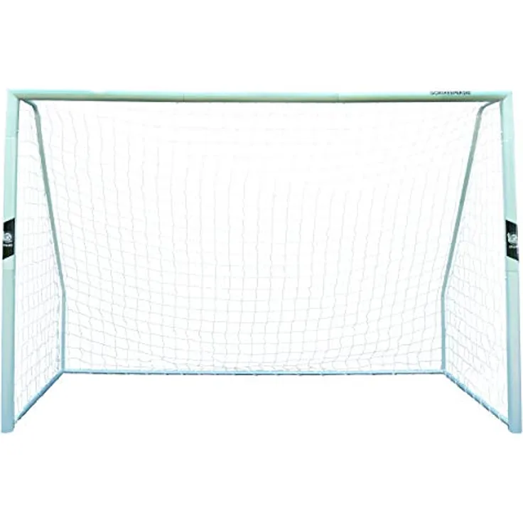 Ocean 5 großes Fußballtor Goalkeeper 240, XXL Outdoor Fußball Tor für den Garten, 2,4 x 1,6 x 0,8 m, aus Metall - Stabiles Profi Tor in Extra Groß, für Kinder und Erwachsene
