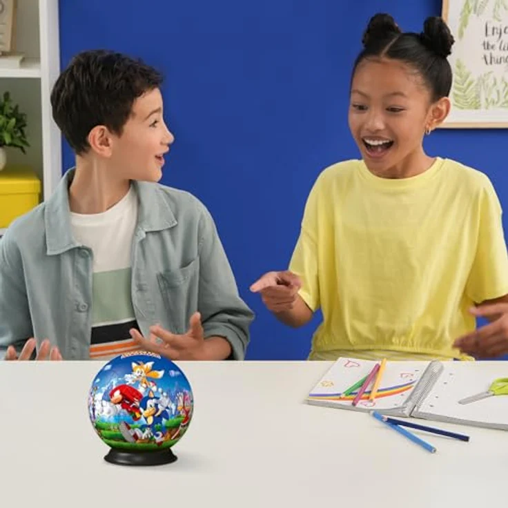 Ravensburger 3D Puzzle 11592 - Puzzle-Ball Sonic - 3D-Puzzle für Erwachsene und Kinder ab 6 Jahren, Durchmesser ca. 12,9 cm – Bild 2