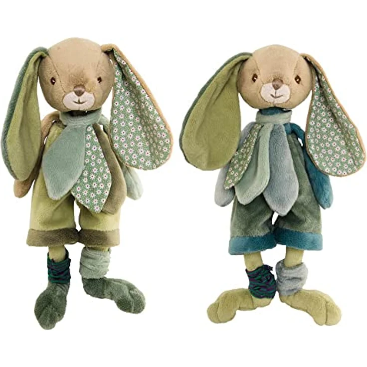 Bukowski Plüschhase "Benji - olive / grüne Hose" 25 cm, Kuscheltier aus kuschelweichem Plüsch – Bild 2