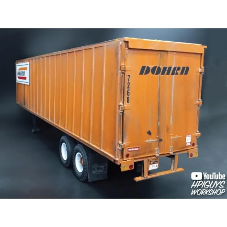 AMT 1/25 40' Fruehauf Exterior Post Trailer Dohrn, Maßstabsgetreuer Modellbausatz für Fahrzeugliebhaber – Bild 5