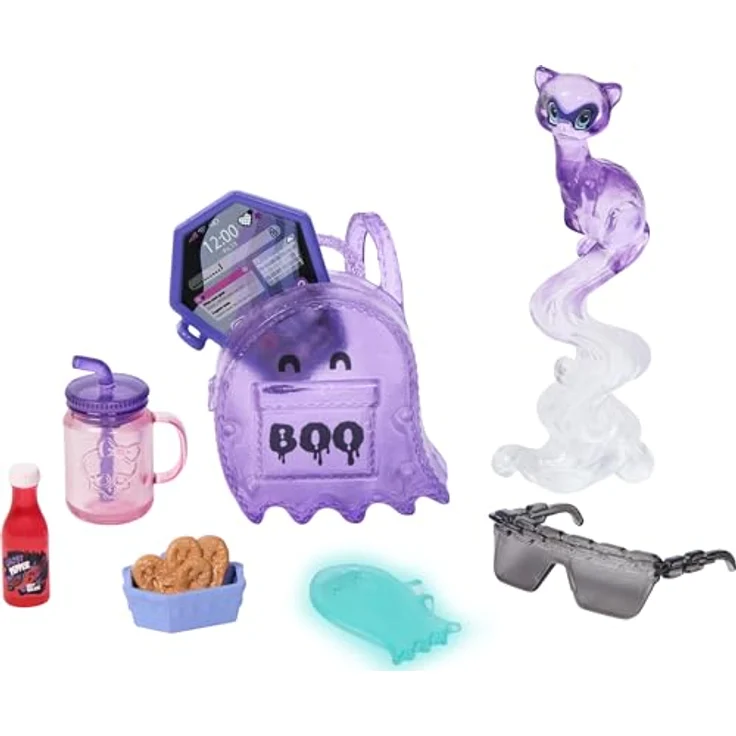 Mattel® Anziehpuppe Monster High, Spectra Vondergeist mit Frettchen – Bild 5