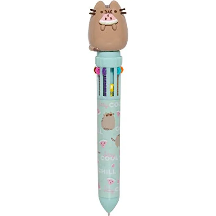 PUSHEEN Pusheen 3D-Stift aus der Foodie Collection, 10 Farben, ideal für kreative Kunstwerke