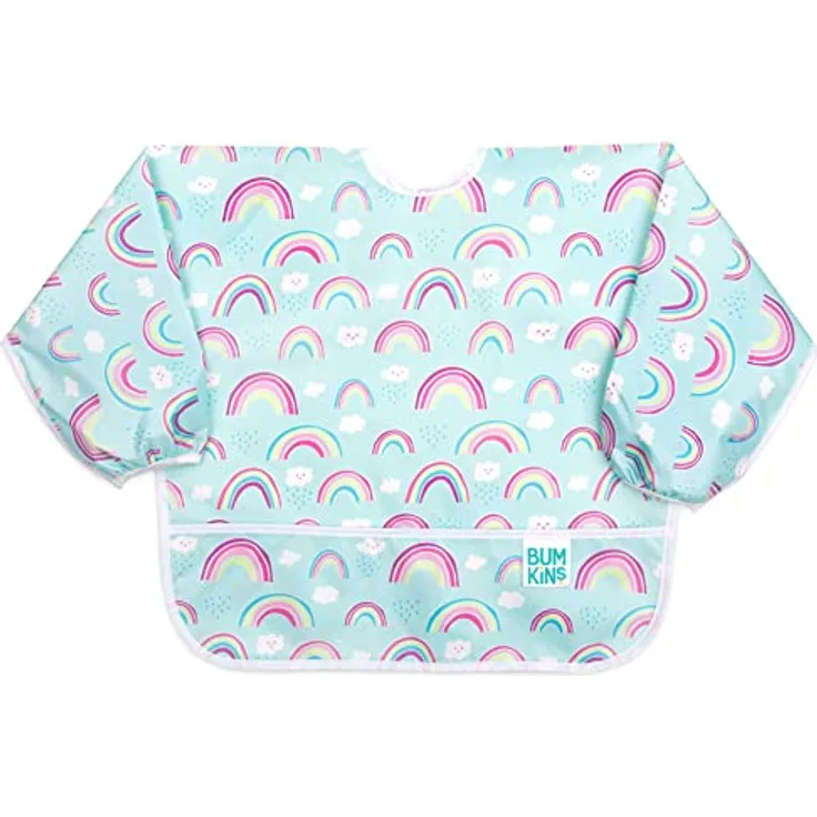 Bumkins SU19 Sleeved Bib, Mehrfarbig