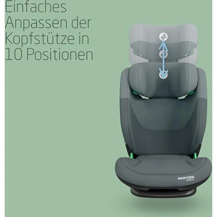 Maxi-Cosi Kindersitz RodiFix S i-Size mit G-Cell Seitenaufprallschutz & Isofix - Tonal Graphite – Bild 8