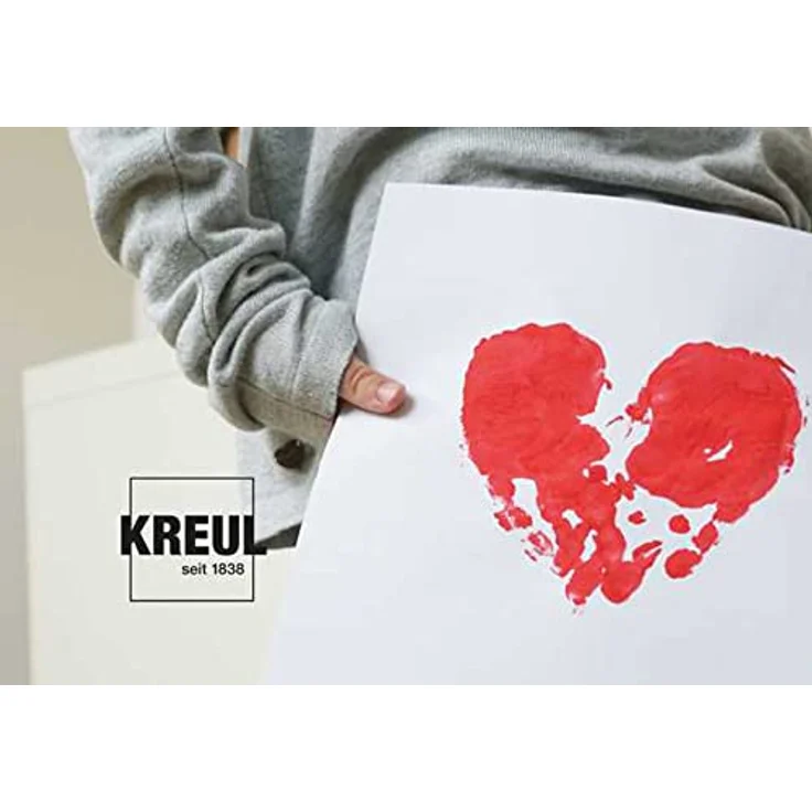 KREUL MUCKI Fingerfarbe schwarz, 150 ml, dermatologisch getestet, vegan, gut auswaschbar – Bild 10