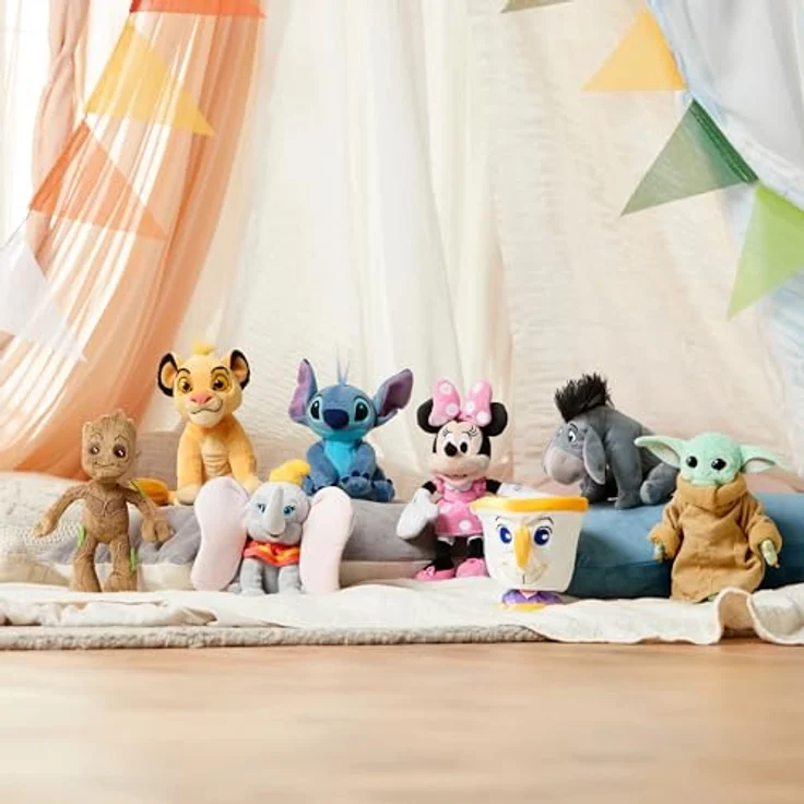 Disney Store Micky Maus Mini Bean Bag Kuscheltier, superweich mit gestickten Gesichtszügen und Details – Bild 3