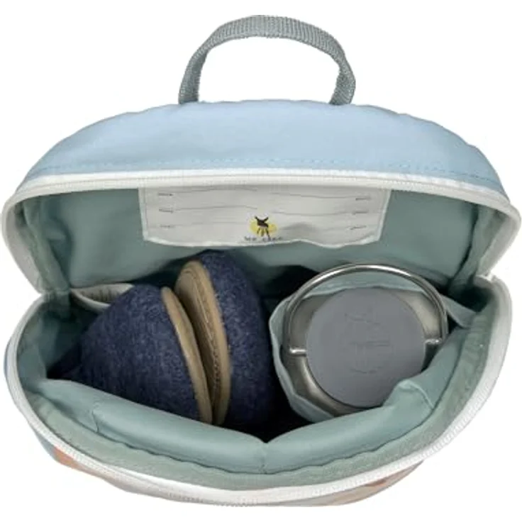 LÄSSIG Kleiner Kinderrucksack für Kita Kindertasche Krippenrucksack mit Brustgurt, 20 x 9.5 x 24 cm, 3,5 L/Tiny Backpack Balloon – Bild 4