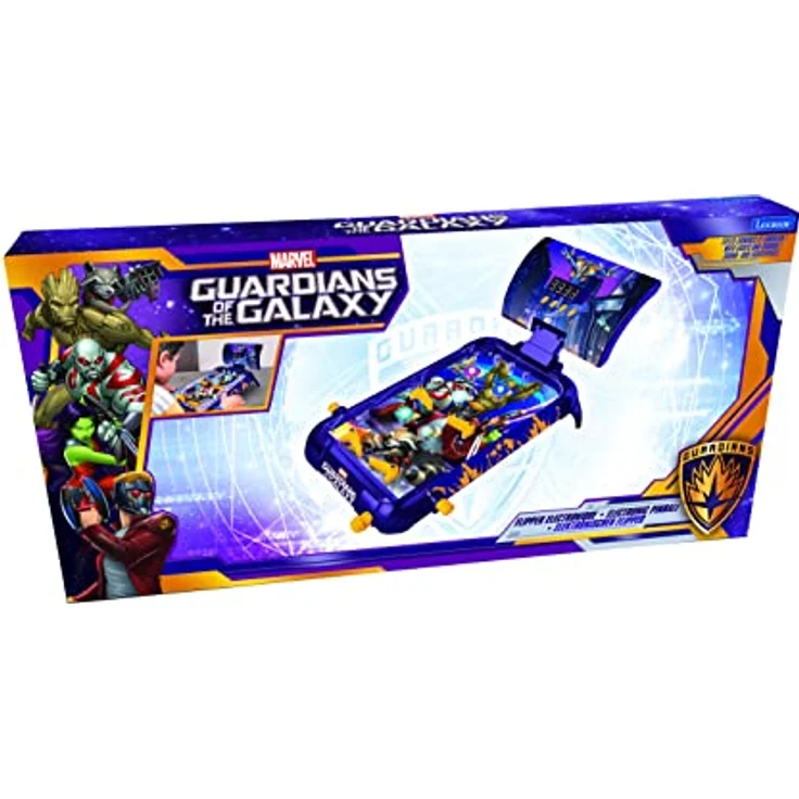 Lexibook JG610GG Marvel Guardians of The Galaxy elektronisches Flipperspiel, Action-und Reflexspiel für Kinder und Familien, LCD-Bildschirm, Licht-und Soundeffekte, Lila – Bild 3