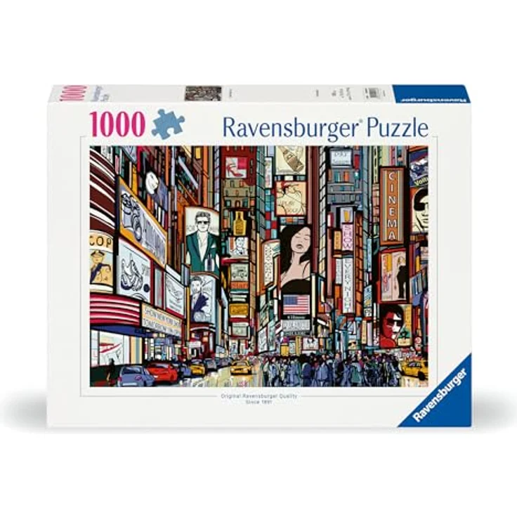 Ravensburger Puzzle 12000580 - Buntes New York - 1000 Teile Puzzle für Erwachsene und Kinder ab 14 Jahren, Stadt-Puzzle New York, reflexfreies Puzzlebild, knickstabile Puzzleteile, recycelte Pappe – Bild 2