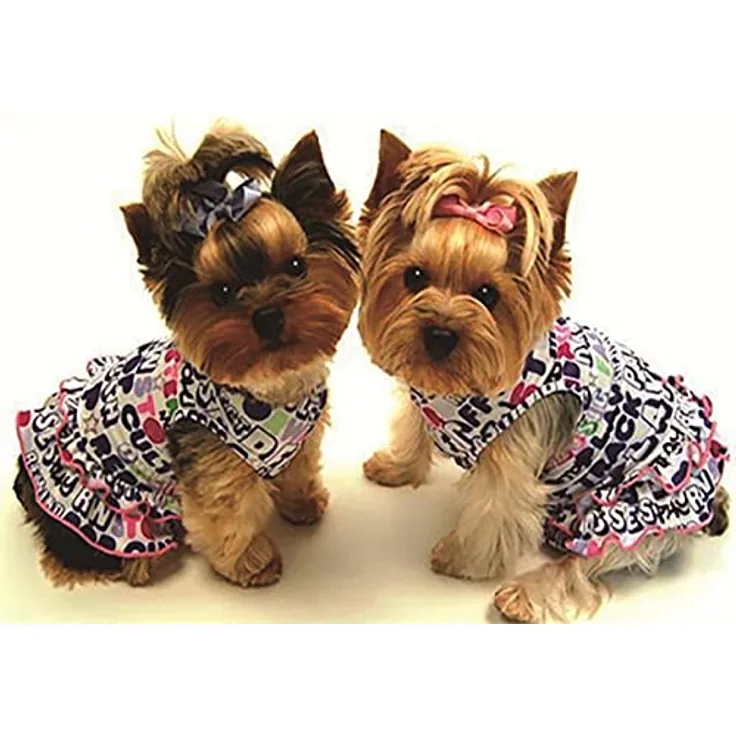 Diamond Painting Set, Bild mit Motiv Yorkshire Terrier und Zubehör, Größe ca. 44 x 33 cm, Bastelset zum Malen mit Glitzersteinchen für Kinder ab 5 Jahren