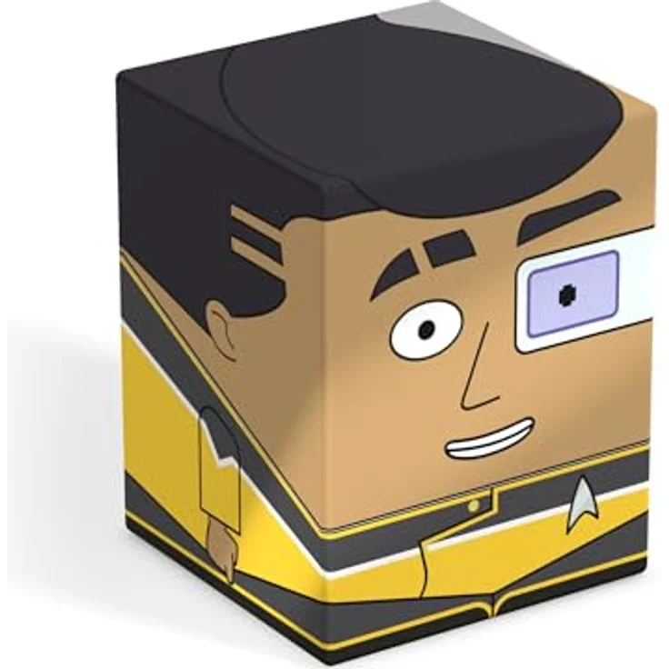 Squaroes Squaroe Star Trek: Lower Decks™ ST004 Sam Rutherford, Sammelbox für bis zu 100 Spielkarten, aus 78 % erneuerbaren Rohstoffen – Bild 1