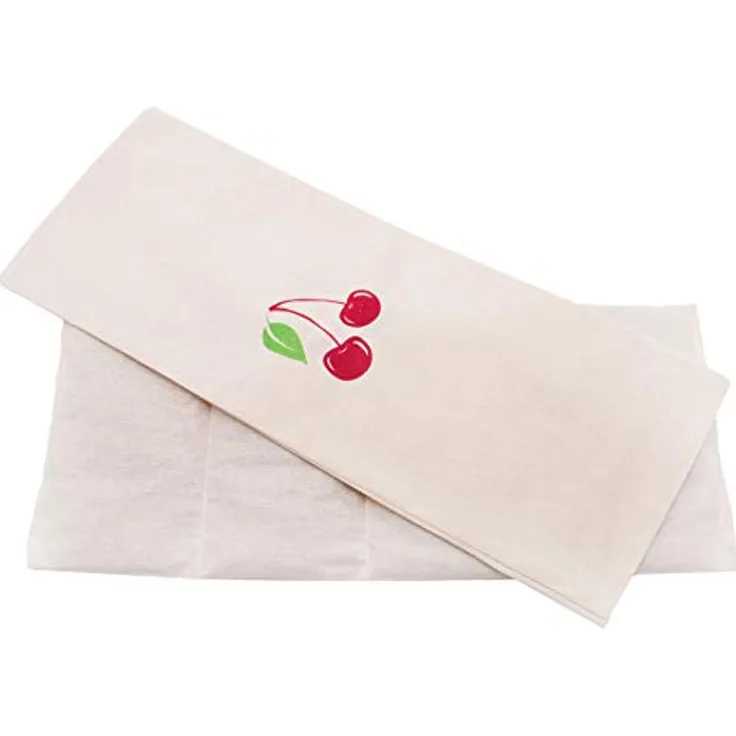 Zollner24 Kirschkernkissen - mikrowellengeeignetes Wärmekissen - gegen Verspannungen von Nacken und Schultern oder Koliken – natürliche Wärmeabgabe - abnehmbarer, waschbarer Bezug - 20x53 cm