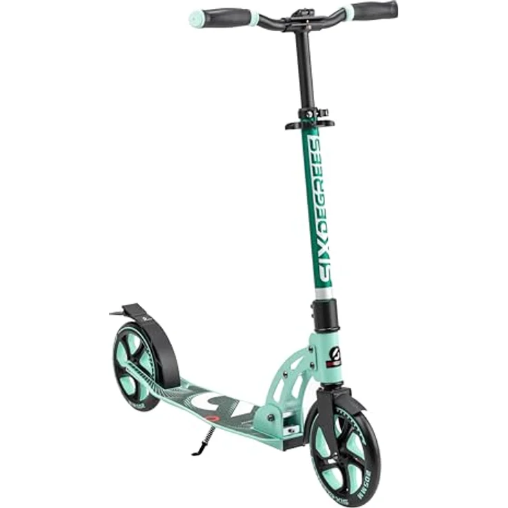 SIX DEGREES Aluminium Scooter 205 mm, Klappmechanismus, höhenverstellbar, Testsieger GS-geprüft, max. Benutzergewicht 100 kg – Bild 8
