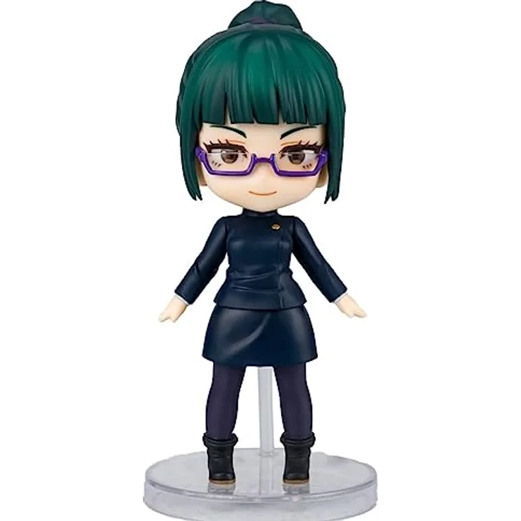 Bandai Tamashii Nations Jujutsu Kaisen Figurine Figuarts Mini Maki Zen'in, Actionfigur 9 cm mit Zubehör in Fensterbox