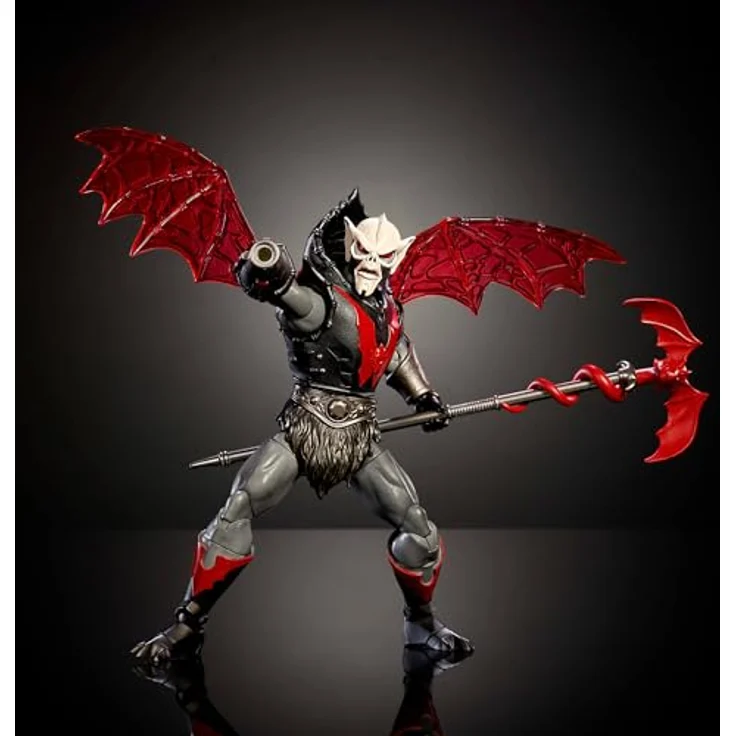 Masters of the Universe Masterverse New Etheria Hordak, Actionfigur ca. 18 cm, bewegliche Flügel, Kanonenarm, Stab und Schild, JBP85 – Bild 2