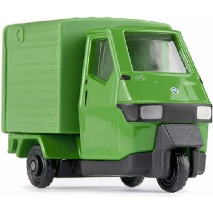 SIKU 1111 Piaggio Ape Verde, Modellfahrzeug mit zu öffnender Heckklappe für fantasievolles Stadtspiel – Bild 2