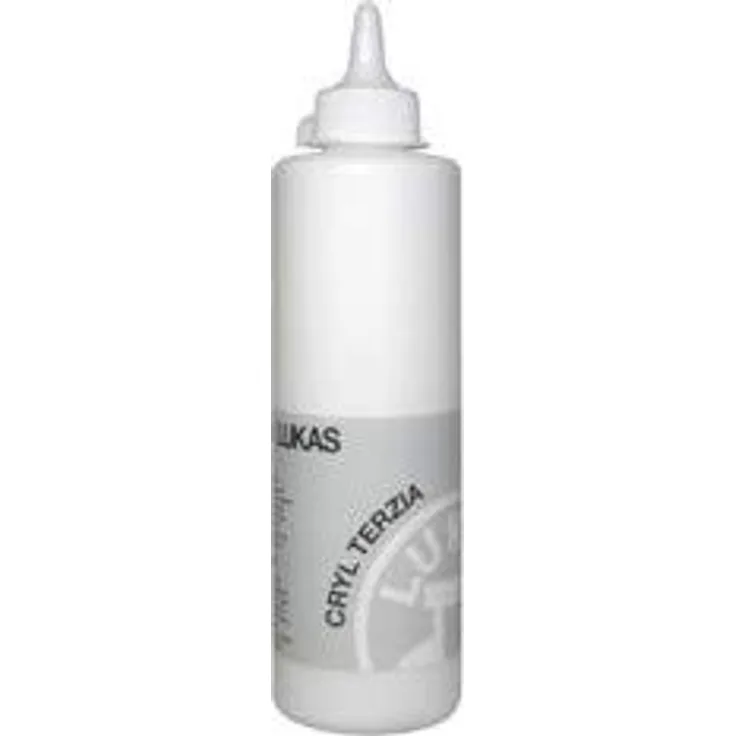 LUKAS Terzia Malfarbe, Titanweiß, 500ml, hohe Deckkraft