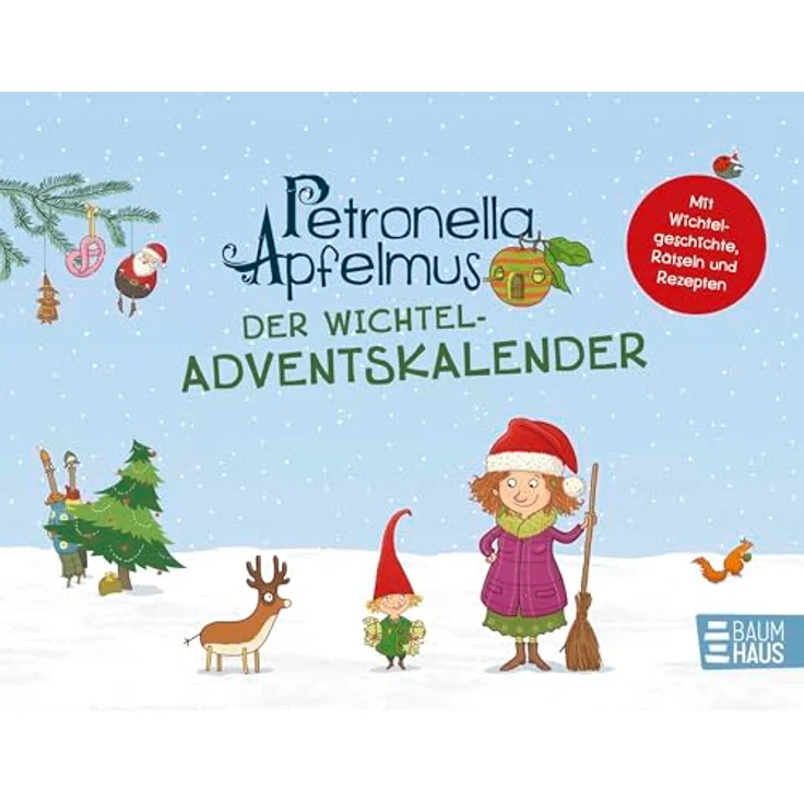 Sonstige Verlage Petronella Apfelmus - Wichtel-Adventskalender mit 24 Mitmach-Abenteuern für Kinder ab 6 Jahren – Bild 1