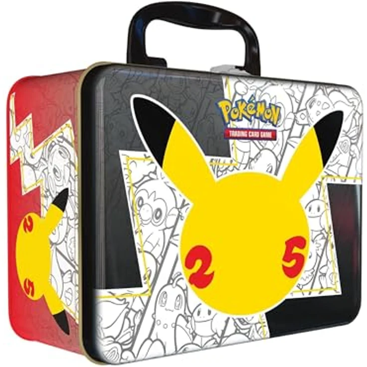 Pokemon TCG: 25th Anniversary Celebrations Sammlertruhe, Pokémon, englische Version, ab 6 Jahren, 2 Spieler, über 20 Minuten Spieldauer – Bild 1