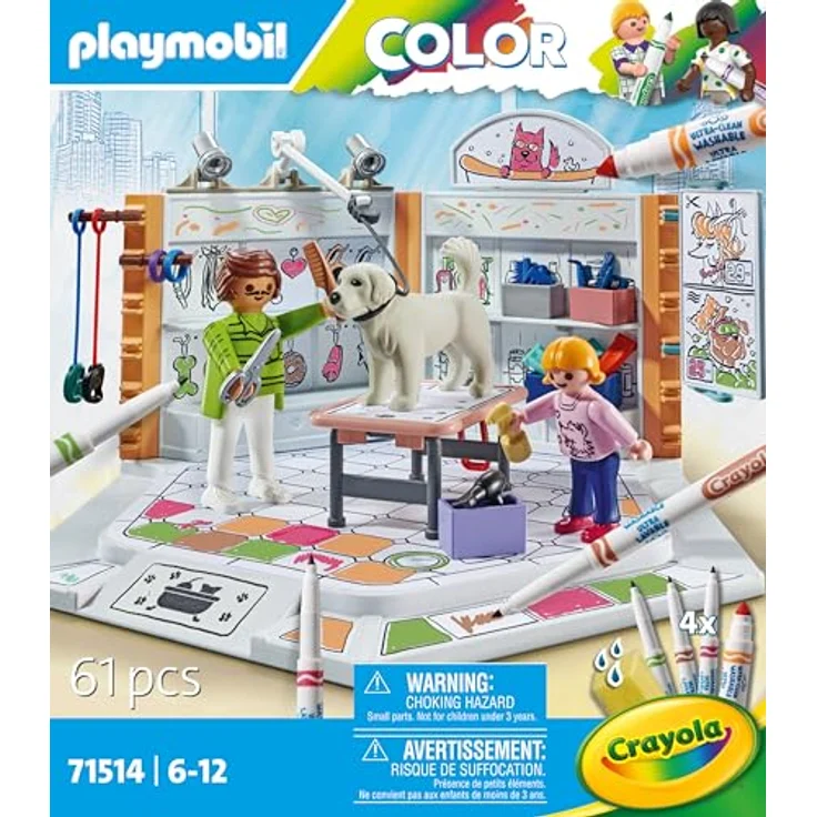 Playmobil® Hundesalon (71514), Color Konstruktions-Spielset, (61 St), Made in Europe – Bild 4