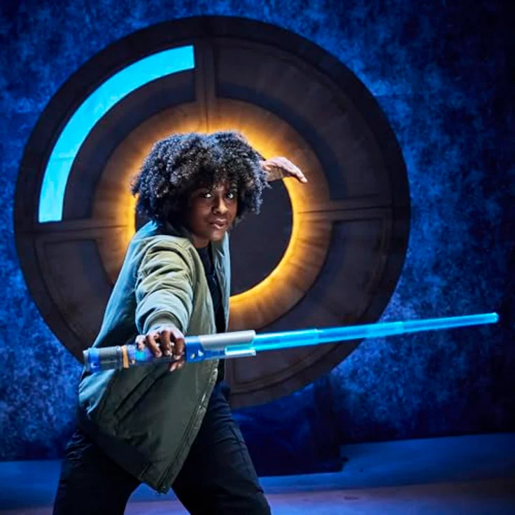 Star Wars Lightsaber Forge Kyber Core Cal Kestis, individualisierbares blaues Lichtschwert mit leuchtendem Kernstück, Lichter und Soundeffekten – Bild 4