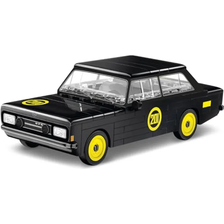 COBI Opel Rekord C Schwarze Witwe, Modellfahrzeug aus Bausteinen, schwarz
