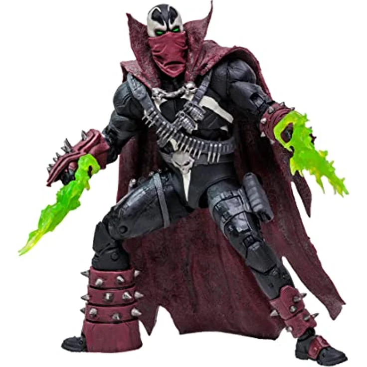McFarlane Mortal Kombat TM11098 Action Figure, Commando Spawn, 18 cm, 22 Artikulationspunkte mit Zubehör und Sammelkarte – Bild 2