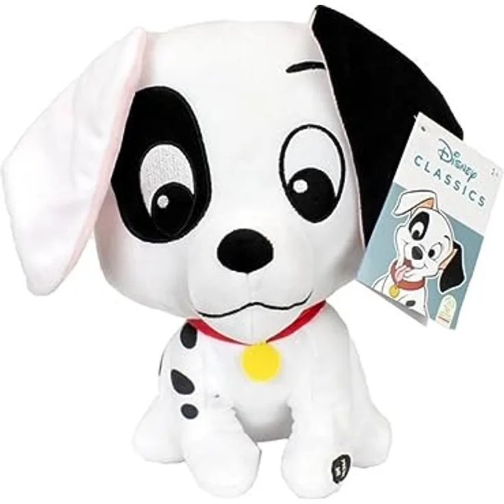 Disney Classics 101 Dalmatiërs Pluche Knuffel met Geluid - 28 cm