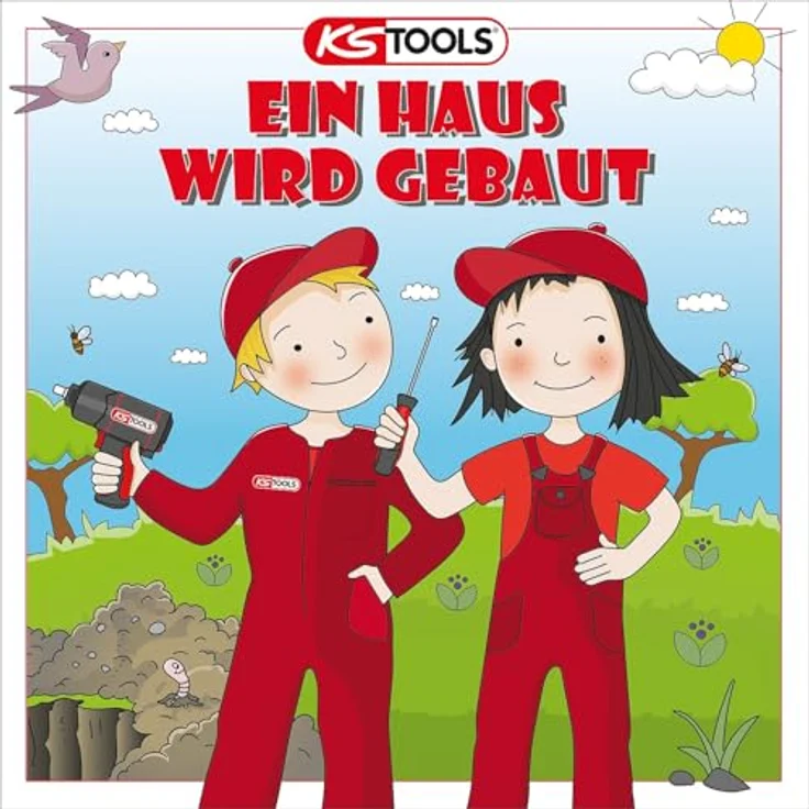 KS Tools Kinder-Erklärbuch, Full house - 24-seitiger Leitfaden für Baustellenabläufe und Werkzeuge