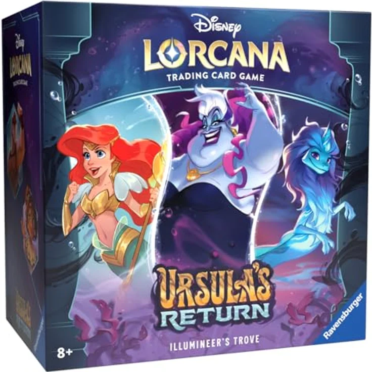 Ravensburger Disney Lorcana Trading Card Game: Set 4 - Trove Pack (Englisch) mit exklusiven Inhalten, Disney Lorcana Design Aufbewahrungsbox und zusätzlichen Booster Packs – Bild 2