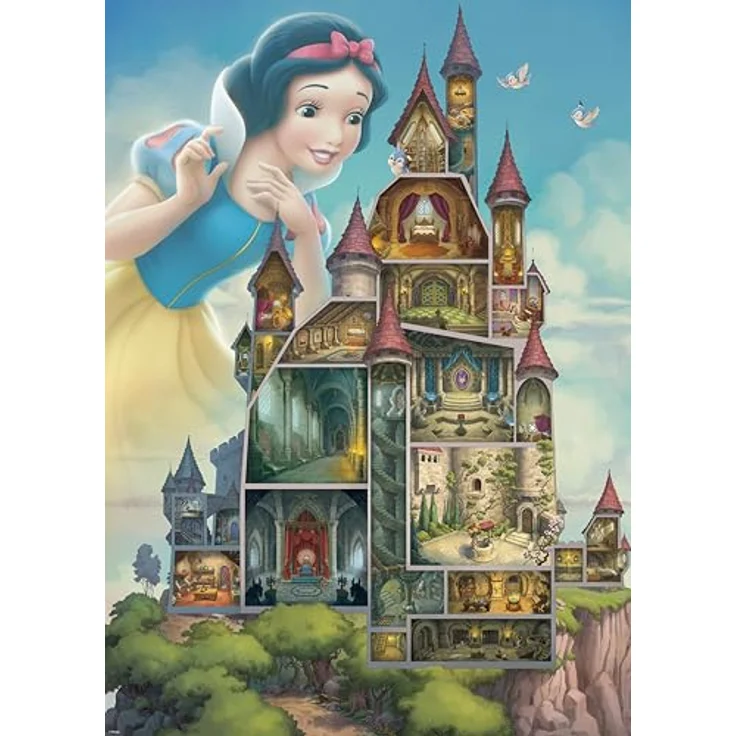 Ravensburger Puzzle 12000257 - Snow White - 1000 Teile Puzzle für Erwachsene und Kinder ab 14 Jahren, Disney Puzzle, Disney Geschenke, bunte Landschaftsmotive – Bild 1