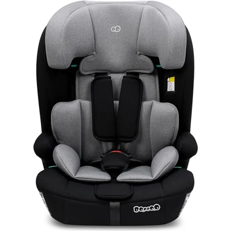 BooBoo Autokindersitz Safety Monaco mit Isofix, mitwachsend für Kinder von 76-150 cm, i-Size, 5-Punkt-Gurt, ergonomische Sitzfläche – Bild 2