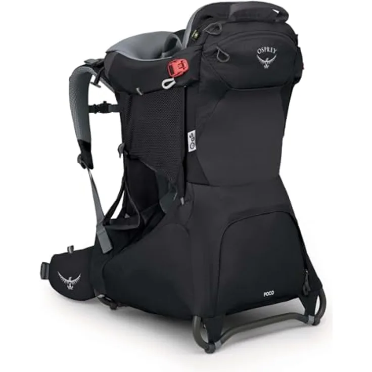 Osprey Poco Child Carrier, Kindertragerucksack mit ergonomischem Rückensystem und umfassendem Stauraum