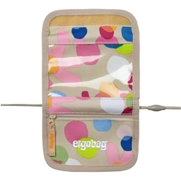ergobag Geldbörse Brustbeutel (Portemonnaie) für Kinder, Clever ausgestattet, blau – Bild 2