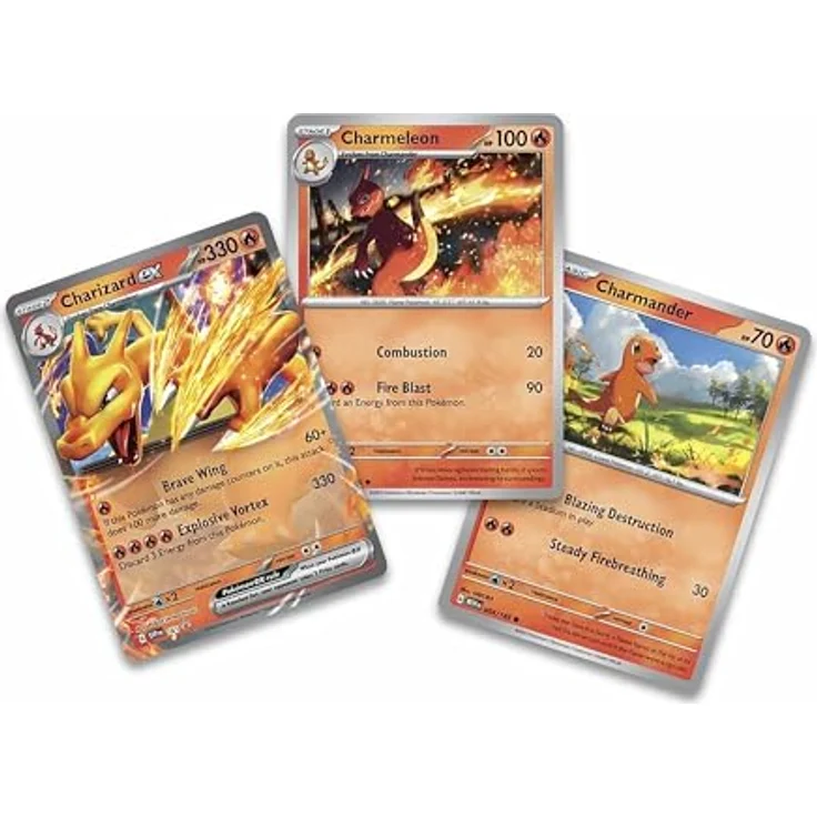 Nintendo Pokémon karty Charizard ex Super-Premium Sammelbox, seltene holografische Karten und exklusive Sammlerstücke inbegriffen – Bild 10