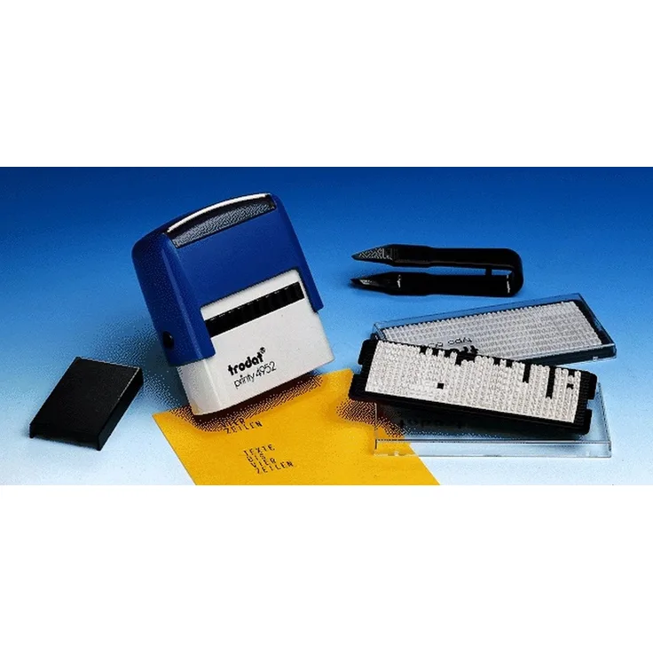 WEDO Stempel, TRODAT Ersatz Typensatz 3 mm (328 Typen, Blockbuchstaben)