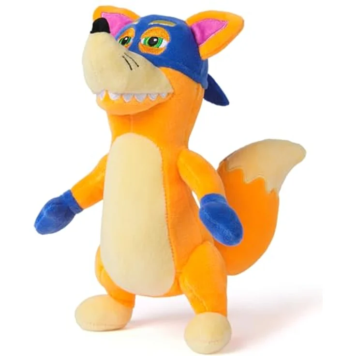 Dora Nickelodeon Fuchs-Plüsch, offizielles Lernspielzeug 20 cm für Kinder ab 3 Jahren, orange – Bild 5
