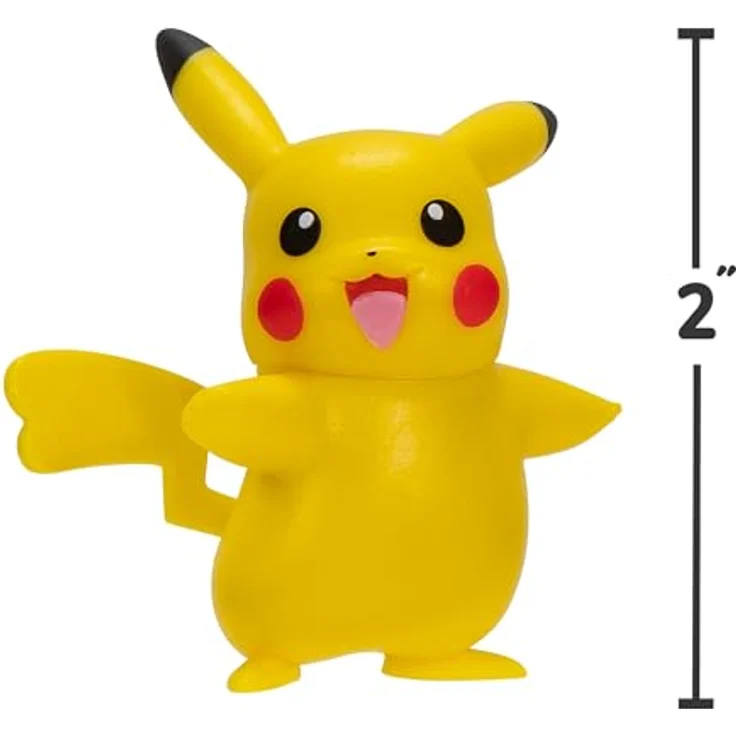 Jazwares Pokémon Battle Figuren Pack, Pikachu & Glumanda, ca. 5 cm, Sammelfiguren für Kinder ab 3 Jahren – Bild 5