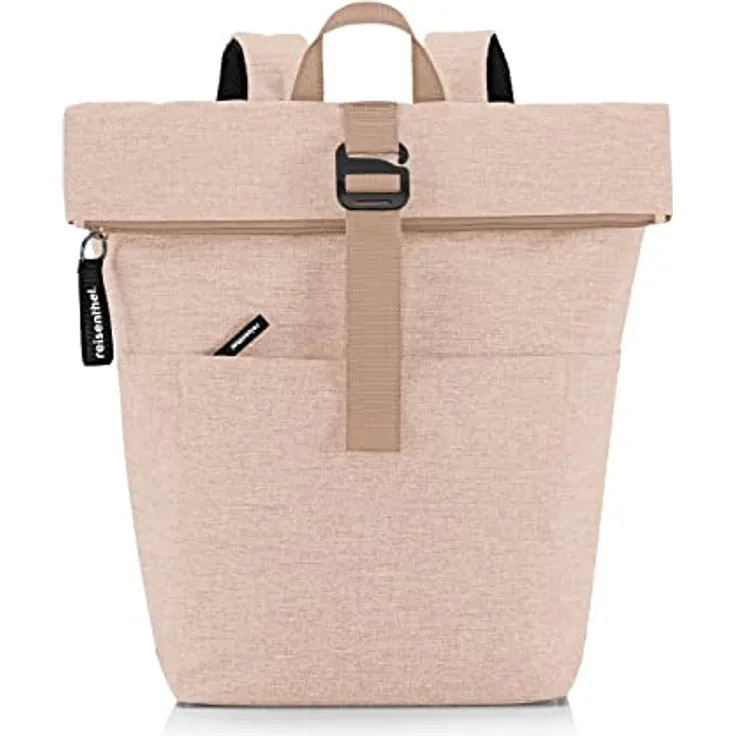 reisenthel rolltop backpack - urbaner und stylischer Rucksack, modernes Design, geräumiger Rucksack für Freizeit, Arbeitsweg und City-Trip, Farbe:twist coffee
