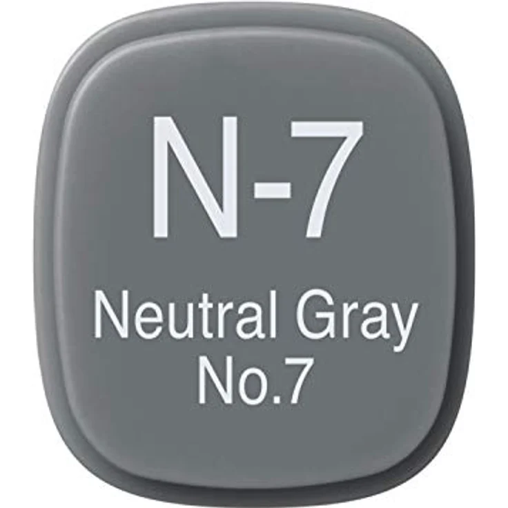 Copic Classic Marker Typ N - 7, neutral gray No. 7, professioneller Layoutmarker mit breiter und feiner Spitze, schnelltrocknend und wischfest – Bild 3
