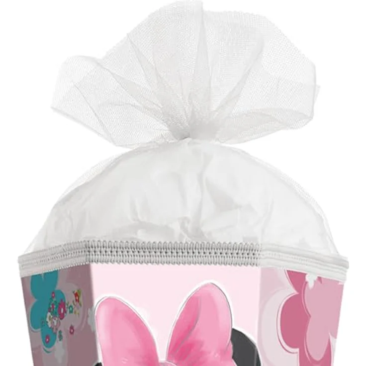 ROTH Schultüte groß Disney Minnie Mouse 85 cm, 6-eckig mit Tüllverschluss, ROT(H)-Spitze - Zuckertüte für den Schulanfang – Bild 4