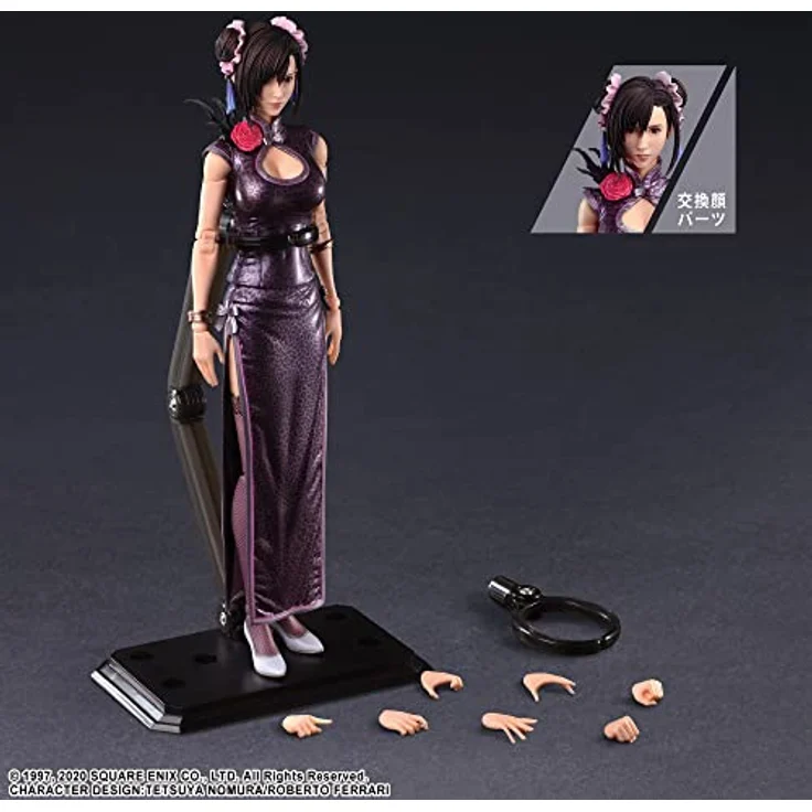 SquareEnix Final Fantasy VII Remake Play Arts Kai Actionfigur Tifa Lockhart Sporty Dress Ver., 25 cm, detailgetreue Sammlerfigur – Bild 7
