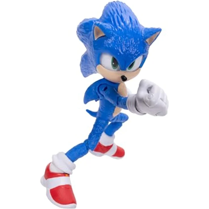 Sonic The Hedgehog 3 5" Sonic Figur mit 22 Gelenkpunkten, mehrfarbig – Bild 3
