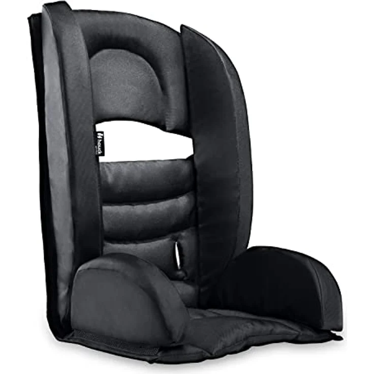 Hauck Sitzverkleinerer für Fahrradanhänger Bike Trailer Comfort Seat für Kinder ab 6 Monate, Geeignet für 5-Punkt-Gurt, Kompatibel mit hauck Dryk Duo, Stabile Seiten Weiche Polsterung (Black) – Bild 2