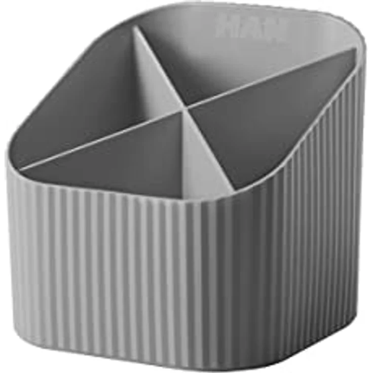 HAN Schreibtischköcher Re-X-LOOP – say yes to 100% recycled, modernes, junges Design für alle Schreibtischutensilien, dunkelgrau, 17238-991 – Bild 2