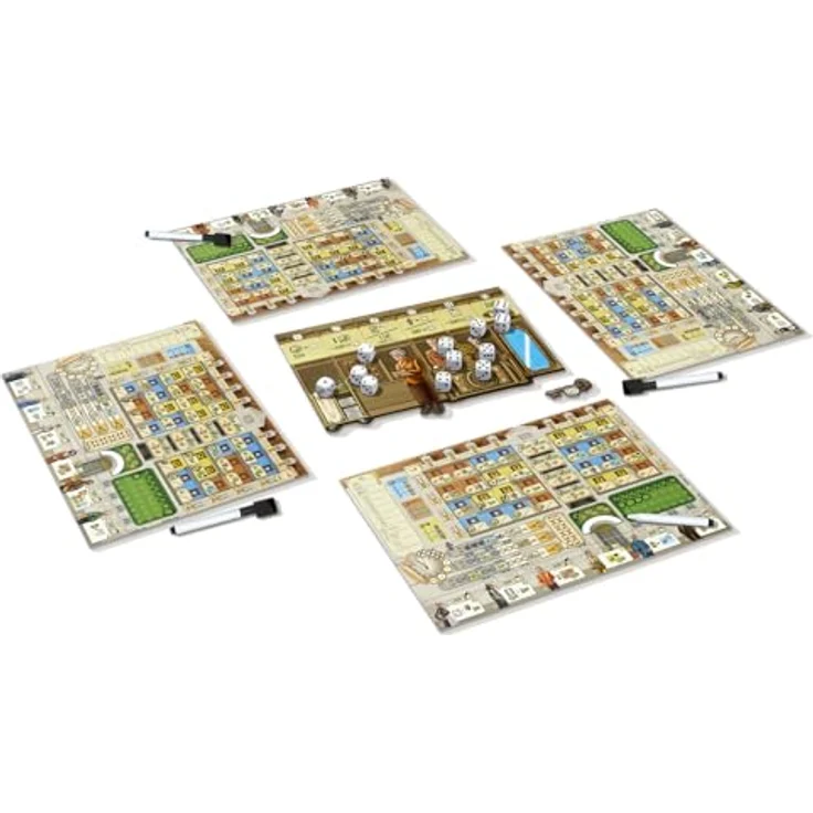 Lookout LOOD0061 Hochsaison: Grand Hotel Roll & Write, Brettspiel für 2-4 Spieler, ab 12 Jahren (DE) – Bild 5