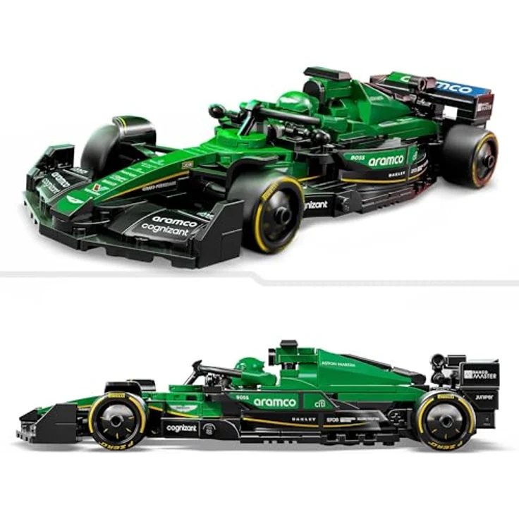LEGO Speed Champions Aston Martin Aramco F1 AMR24 Rennauto - Spielzeug mit Formel 1 Minifigur - baubares Modellauto für Jungen und Mädchen ab 10 Jahren und erwachsene Motorsport Fans 77245 – Bild 3
