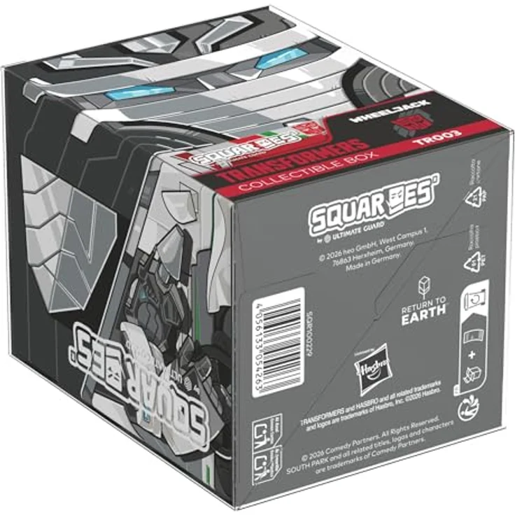 Squaroes Squaroe Transformers TR003 Wheeljack, Deckbox für bis zu 100 doppelt gesleevte Karten, nachhaltig hergestellt mit attraktivem Design – Bild 12