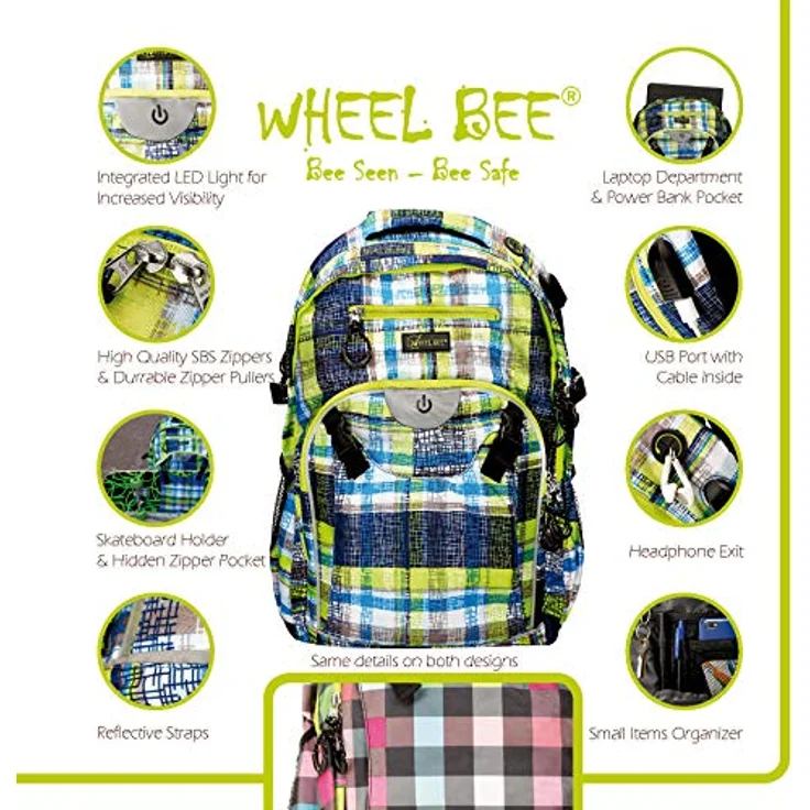 LED-Backpack Generation Z - Design: Puzzle – Bild 3