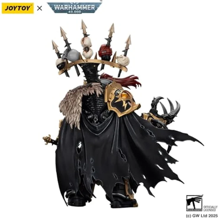 Joy Toy Warhammer 40,000 Actionfigur Black Legion Abaddon the Despoiler, 16 cm, mit Drach'nyen und Zubehör, bewegliche Gelenke – Bild 5